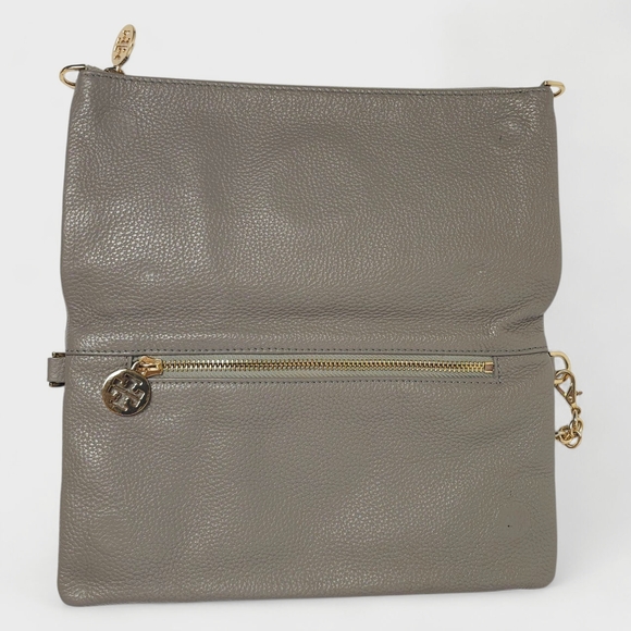 Tory Burch Gray Leather Crossbody Bag - Picture 9 of 16